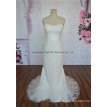 Moda e bonito camadas de fluxo vestidos de noiva elegante querida vestido de baile